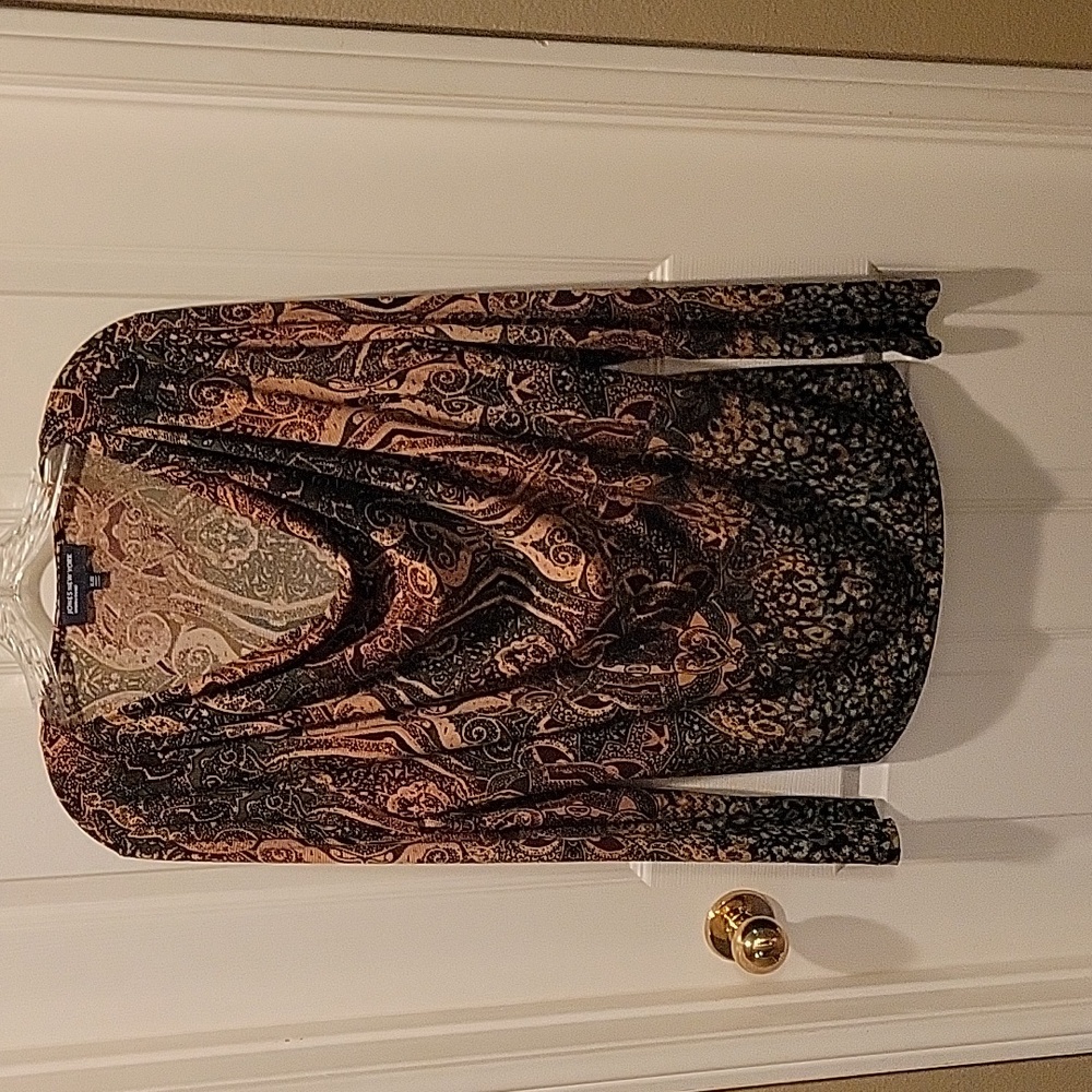 Jones New York printed Top